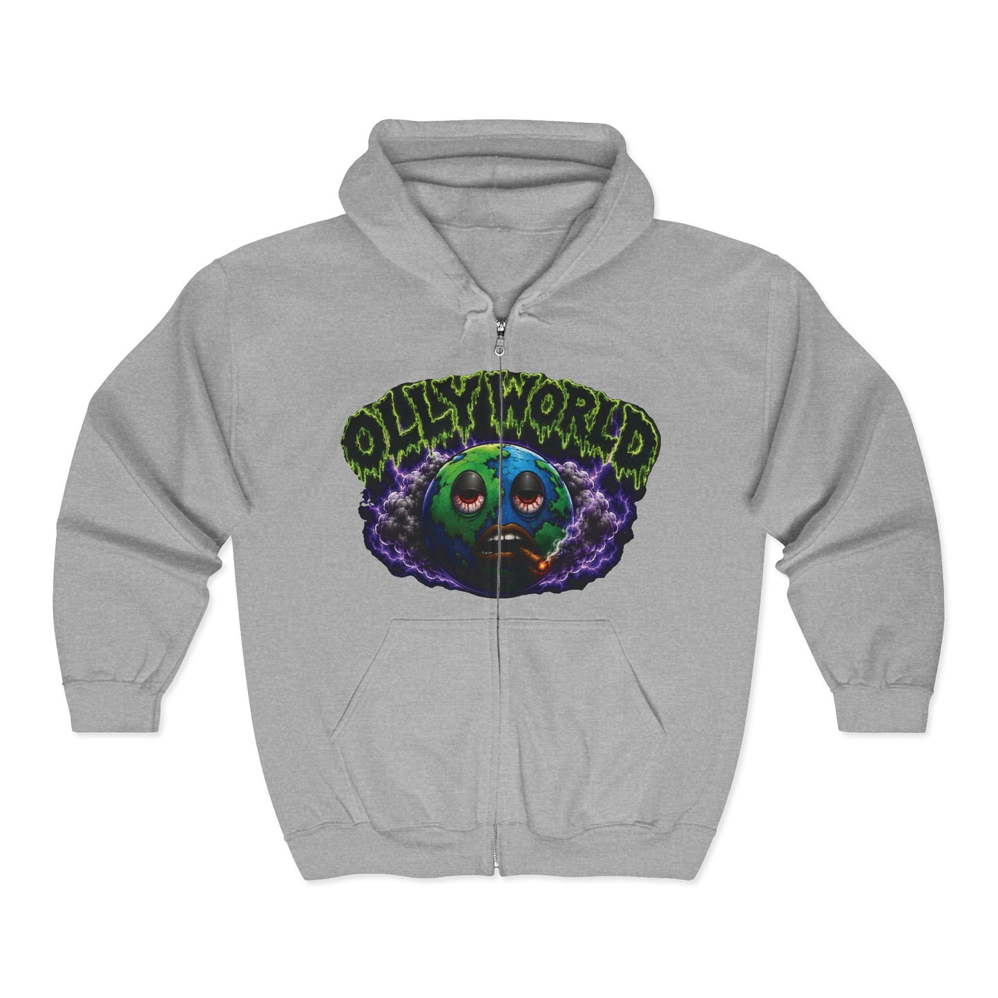 Olly World Zip-up Hoodie