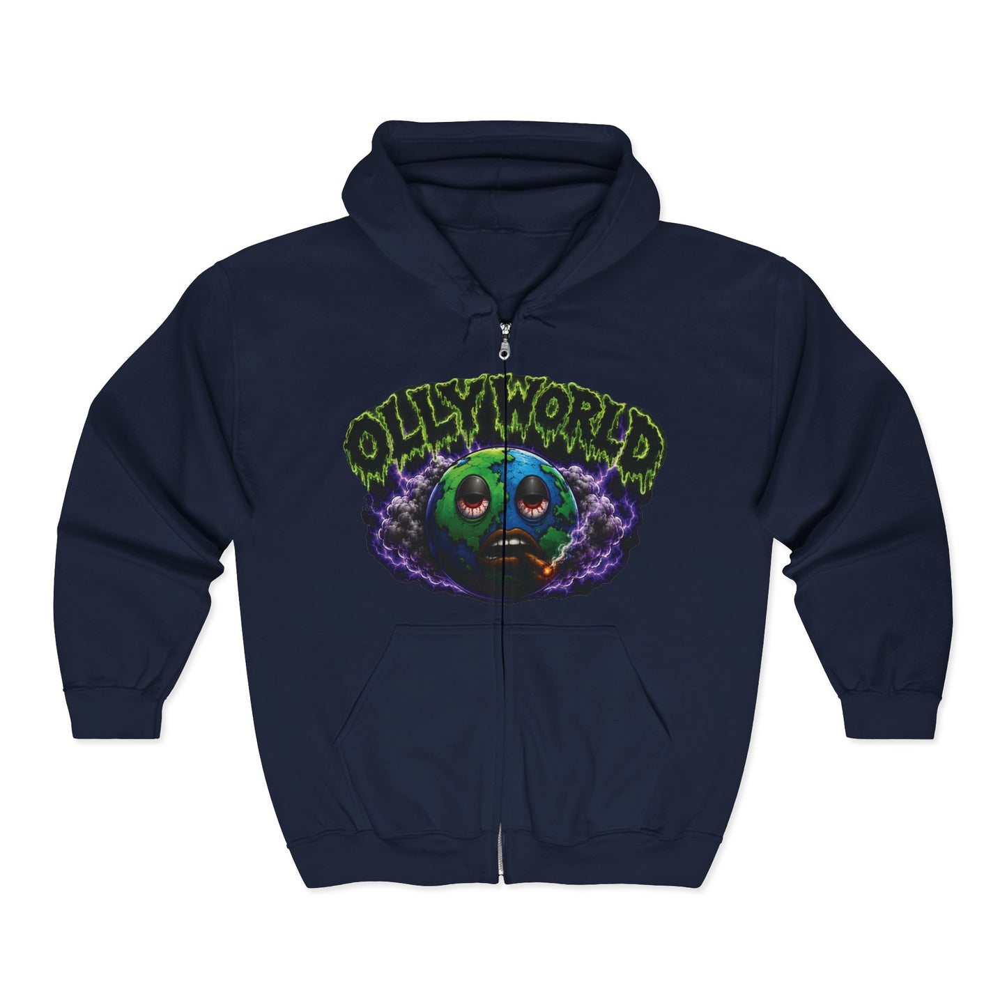 Olly World Zip-up Hoodie