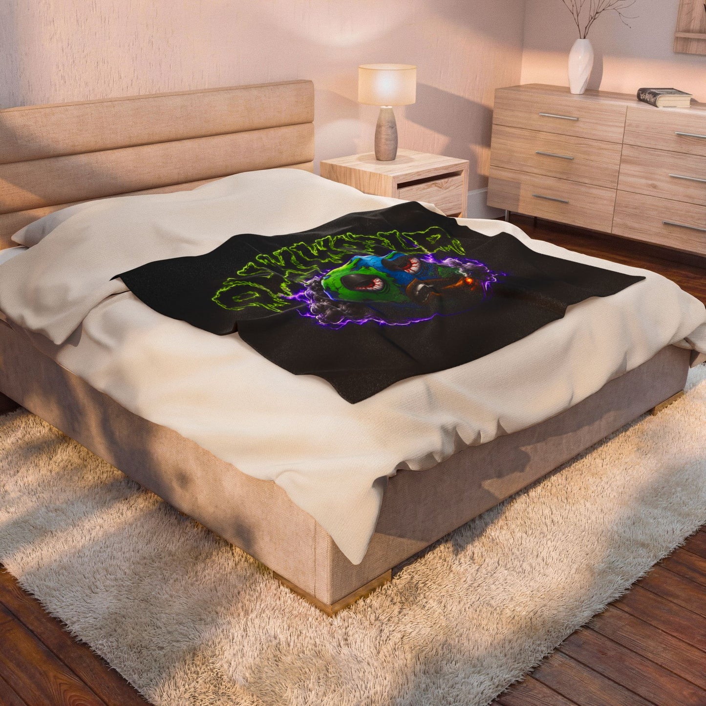 Olly World Velveteen Plush Blanket