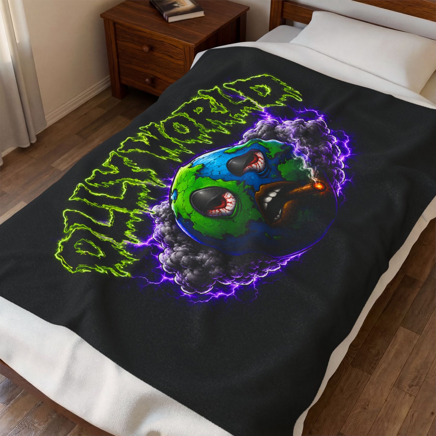 Olly World Velveteen Plush Blanket